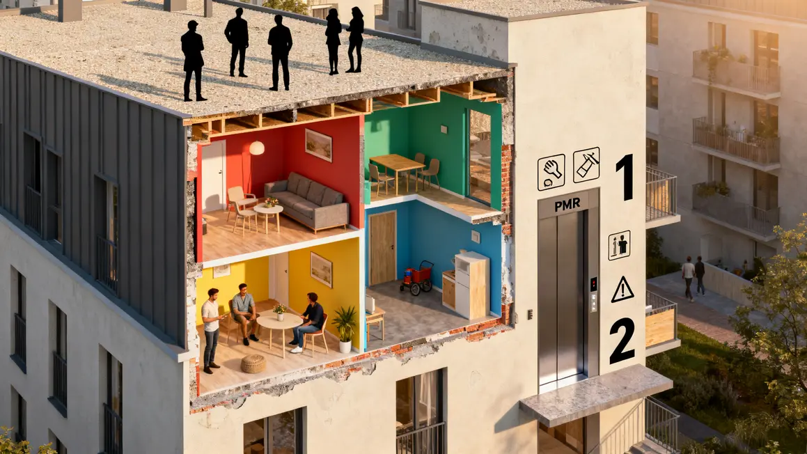 Parties communes privatives copropriété travaux sécurité