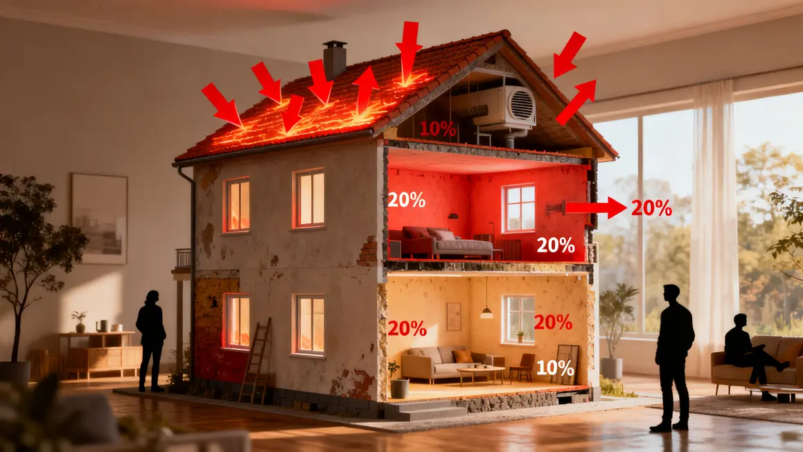 deperditions energetiques isolation logement