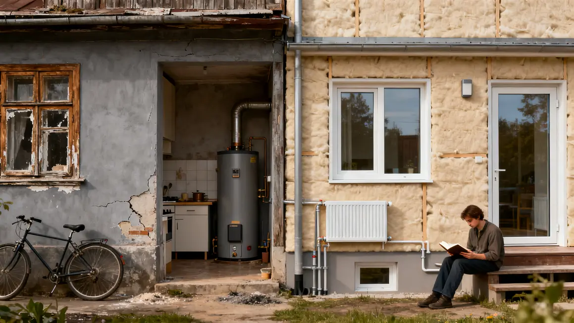 dpe passoire thermique schema comparaison maison f g