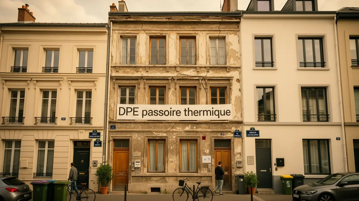 Façade ancienne DPE passoire thermique contraste maisons rénovées