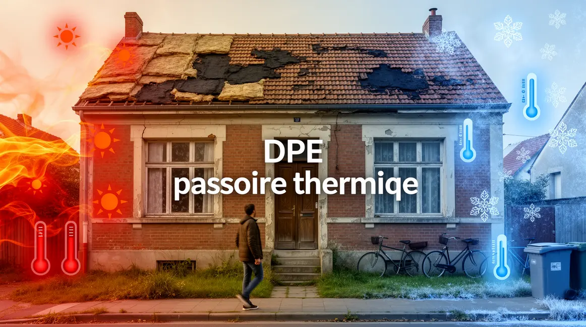 Maison énergivore DPE passoire thermique