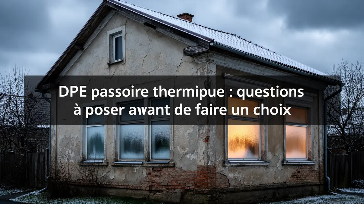 Photo maison ancienne DPE passoire thermique