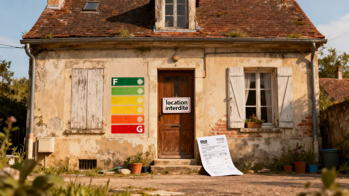 diagnostic energetique F G maison 2026