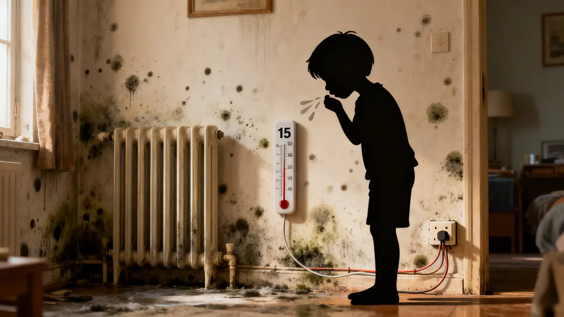 Habitat indigne appartement humide enfant tousse