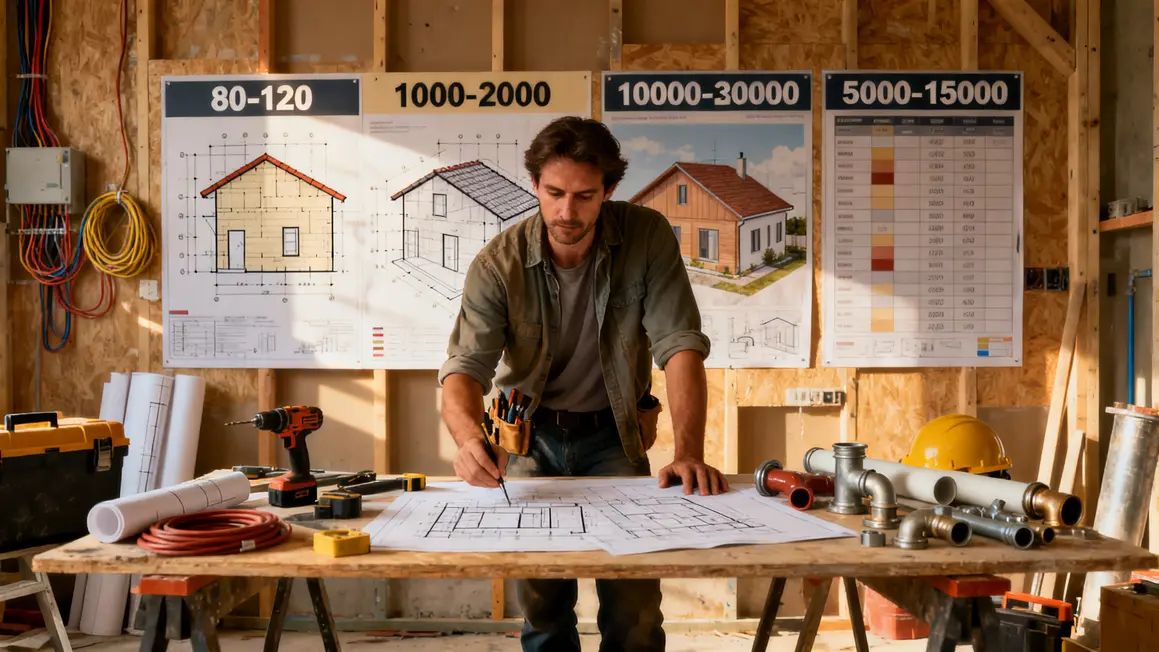 Tableau budget chantier pour habitat indigne renovation
