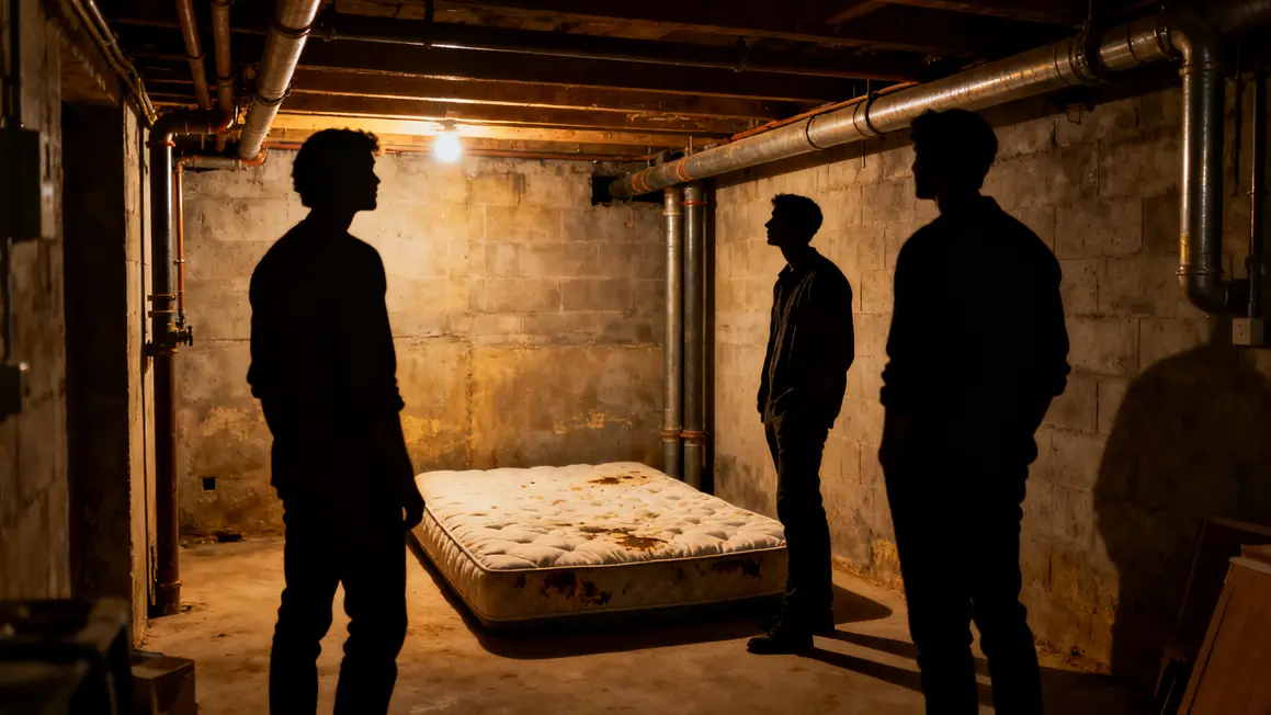 Habitat indigne cave transformée en logement précaire