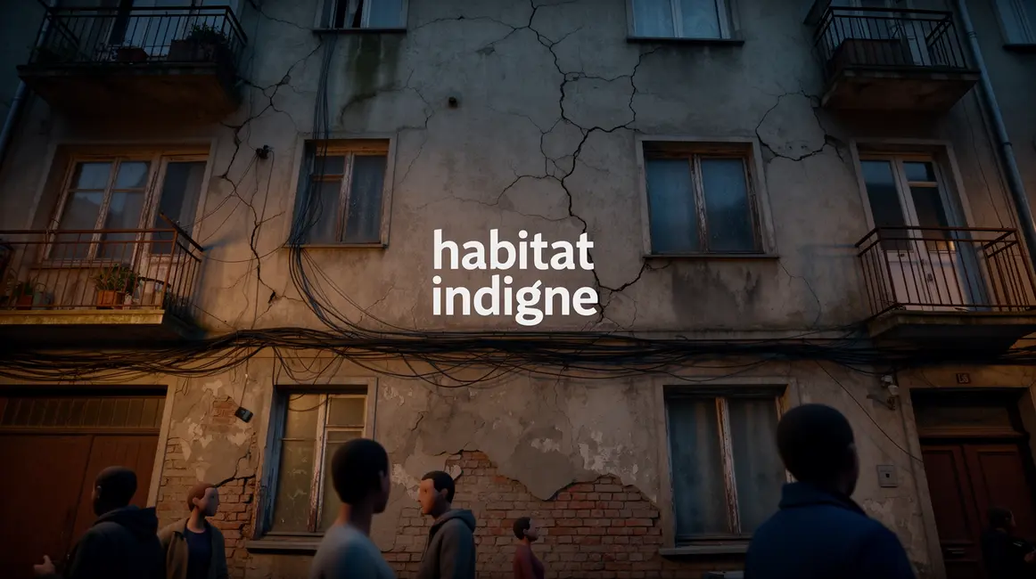 facade immeuble degrade habitat indigne