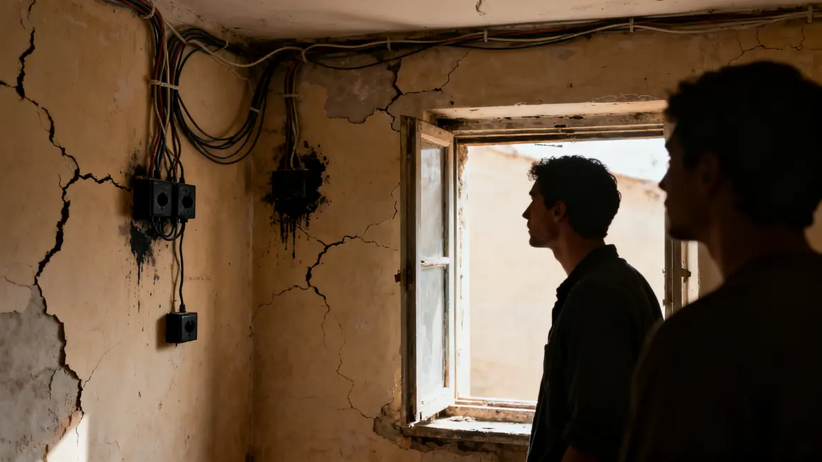 Habitat indigne pièce fissures cables électriques risques inspectés