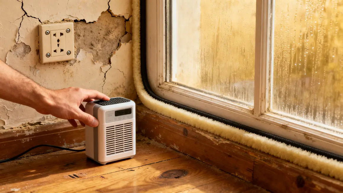 Habitat indigne solutions petit budget déshumidificateur