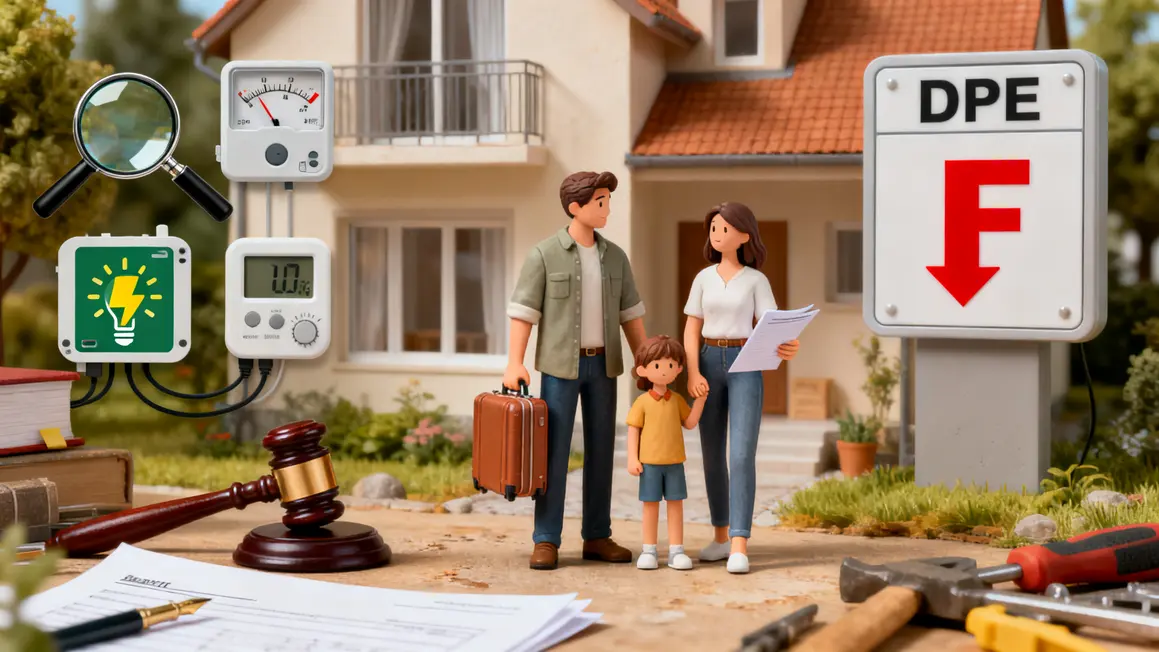Famille achat habitation DPE F