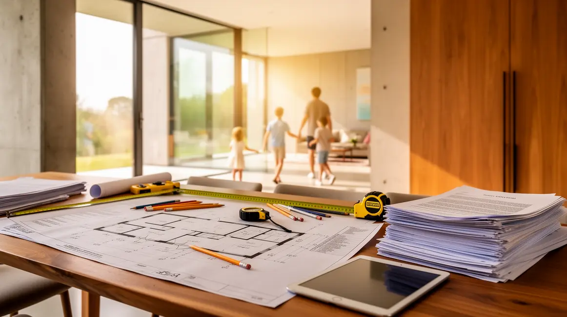 habitation maison plans famille lumineux