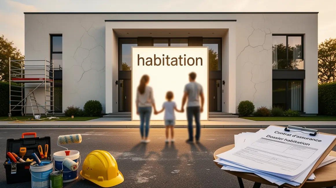 maison moderne renovation assurance securite famille