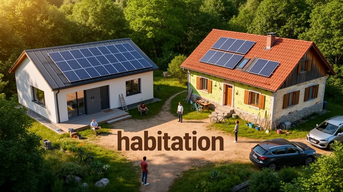 Maison habitation renovation energie durable