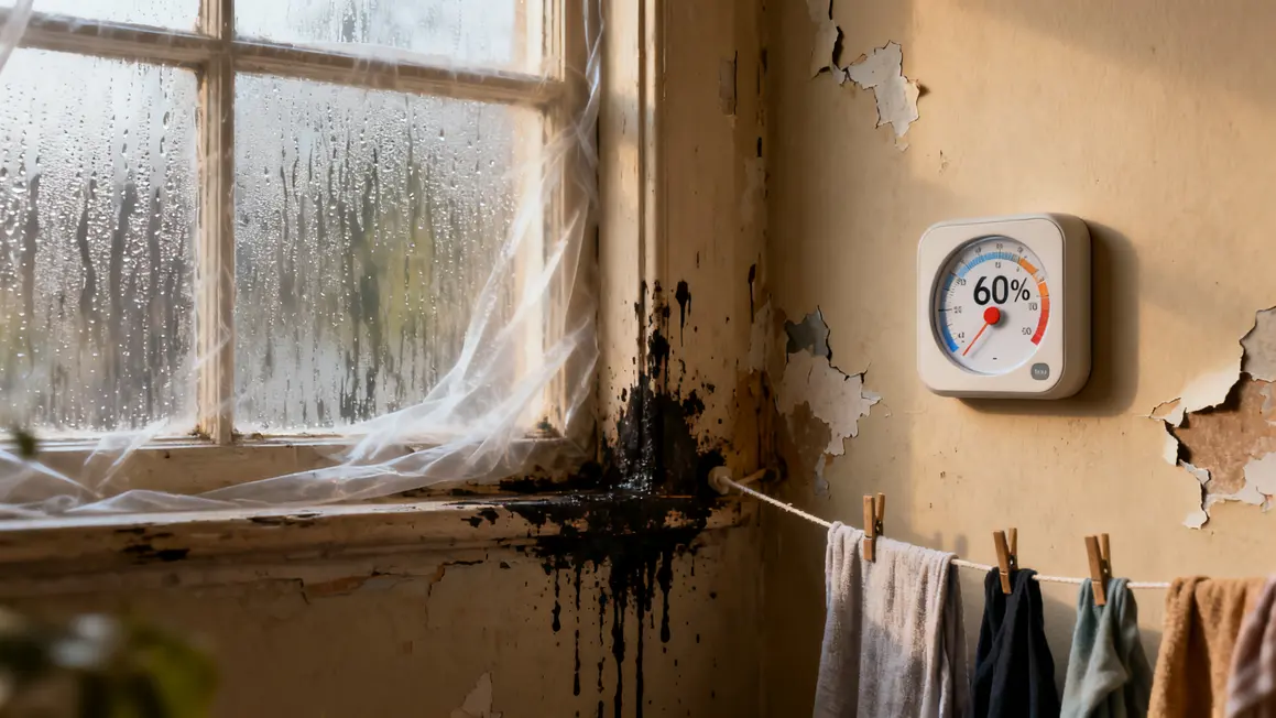 Fenêtre condensation humidité ventilation logement rénové