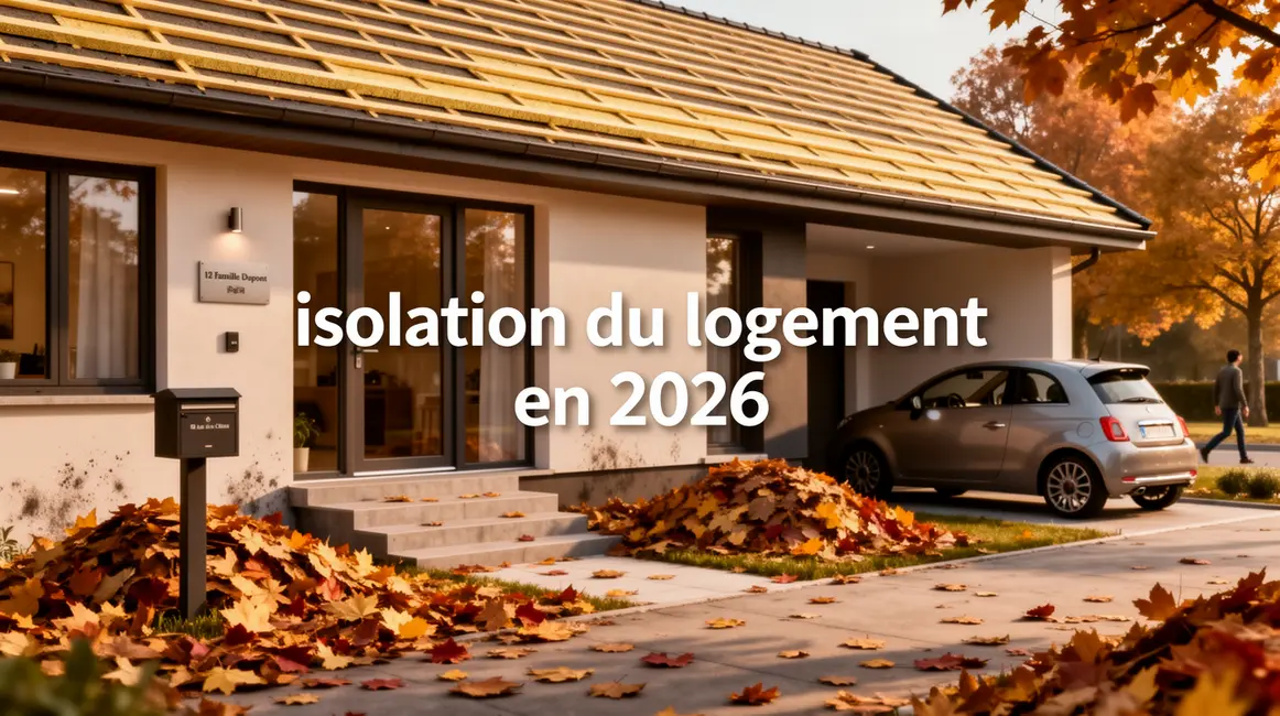 Maison isolation 2026 toit murs fenêtres automne