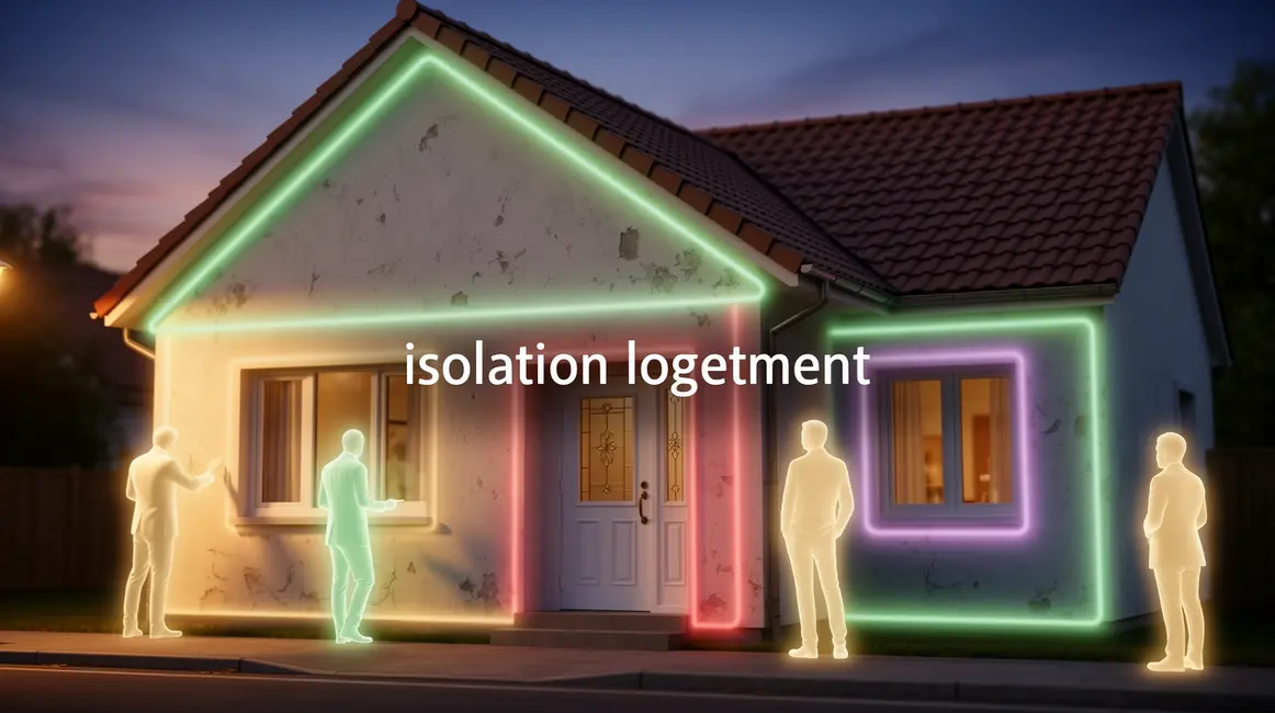 maison typique isolation logement zones inspectees