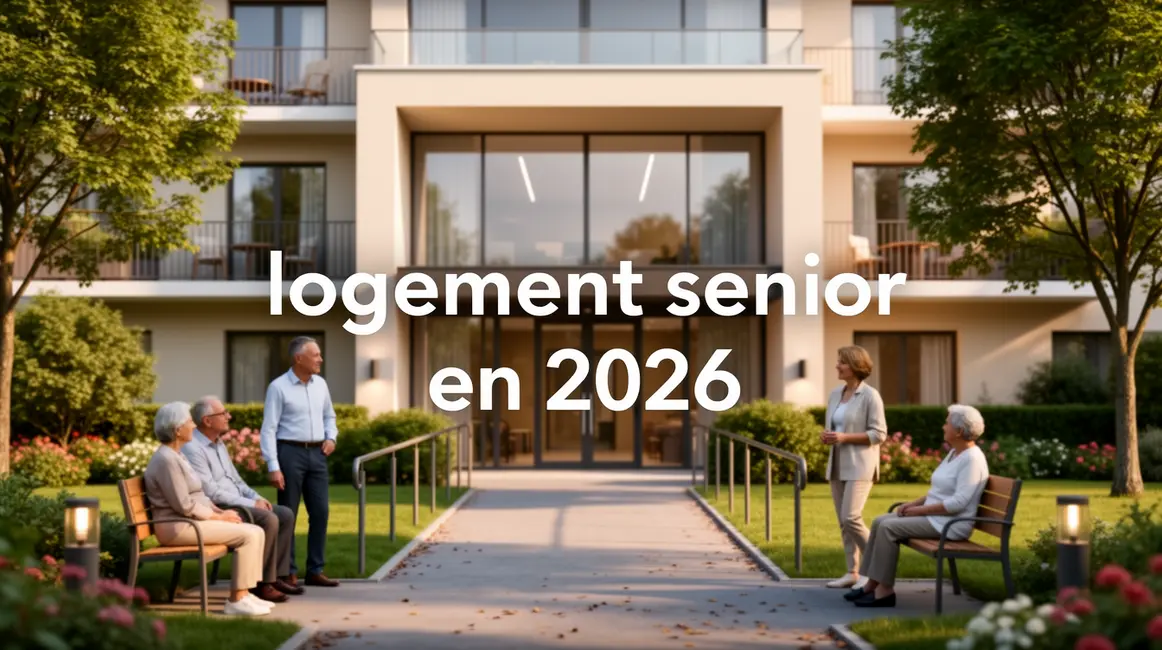 Immeuble moderne seniors sécurité logement senior 2026