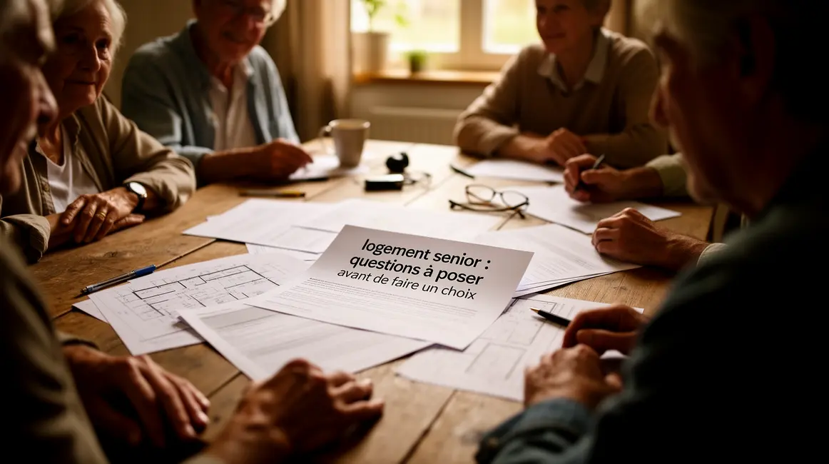 choix logement senior table proches documents