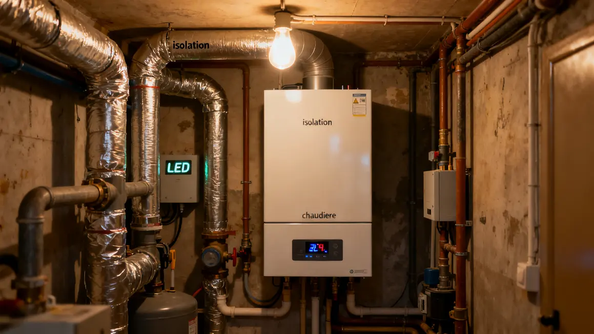 chauffage isolation LED copropriété