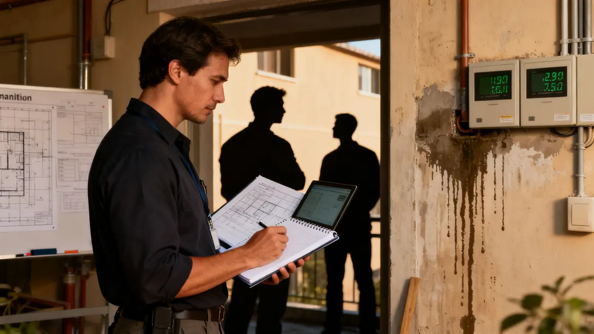 inspection professionnelle état des lieux rénovation copropriété