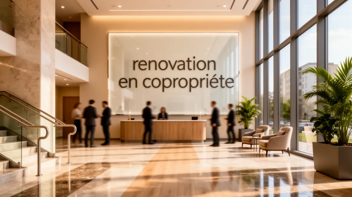 Vue photoréaliste immeuble copropriété rénovation