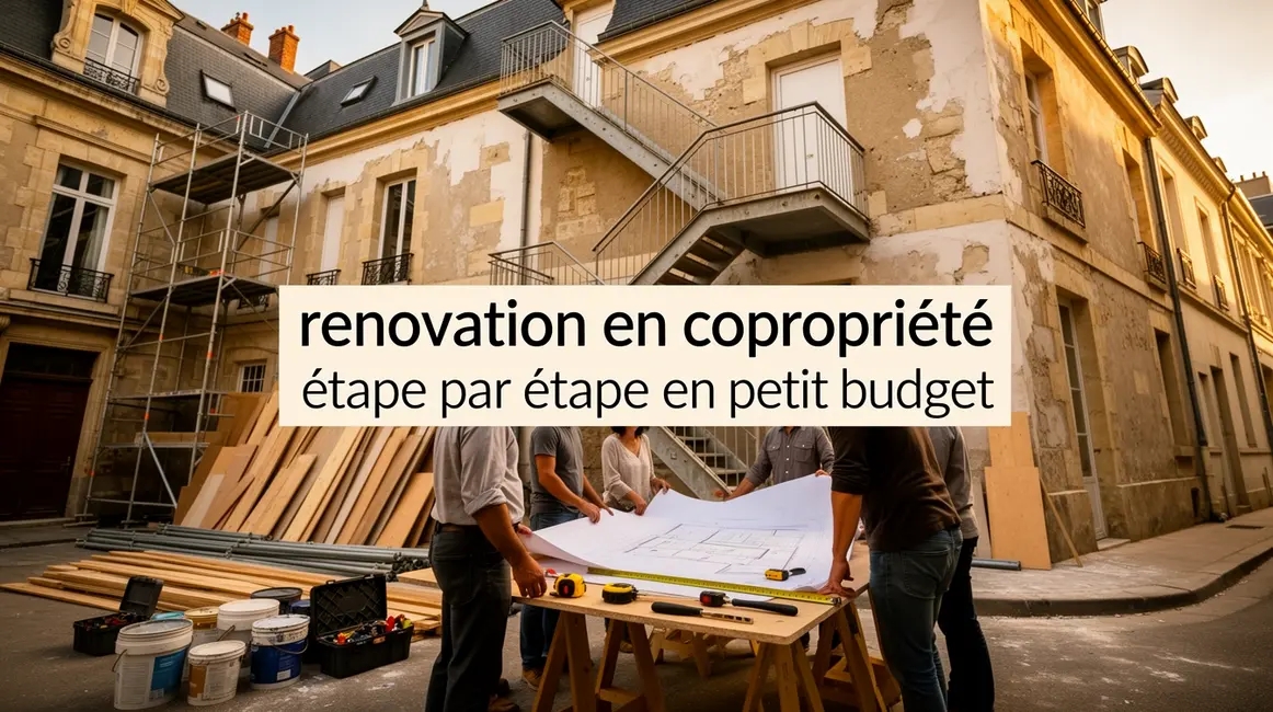 renovation copropriete petit budget immeuble ancien