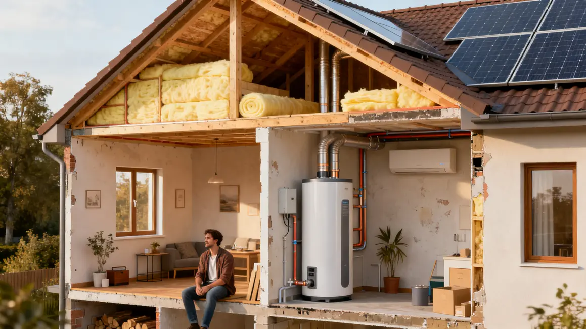 maison coupe isolation rénovation énergétique