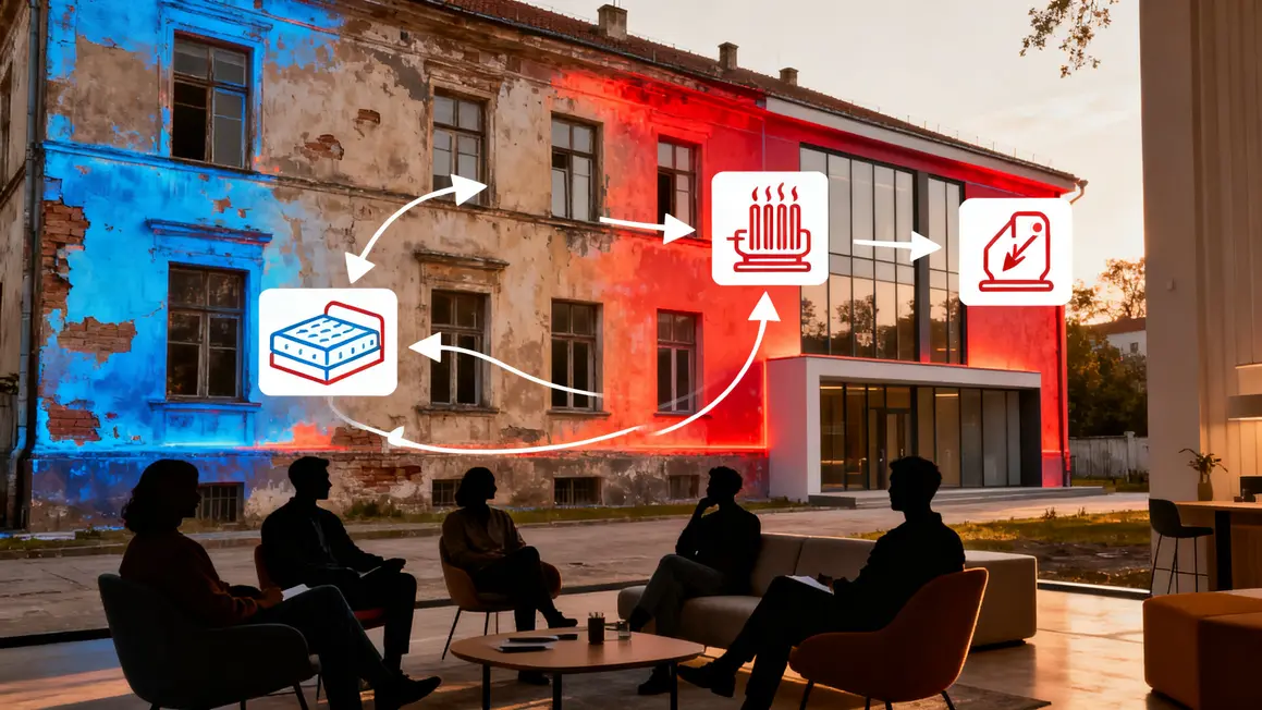 Immeuble ancien rénové thermographie efficacité énergétique