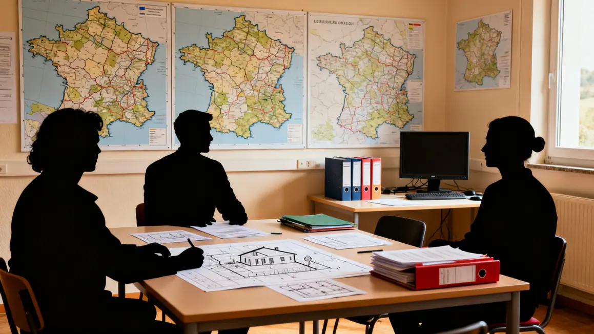 table réunion plans maison Pact Arim Soliha