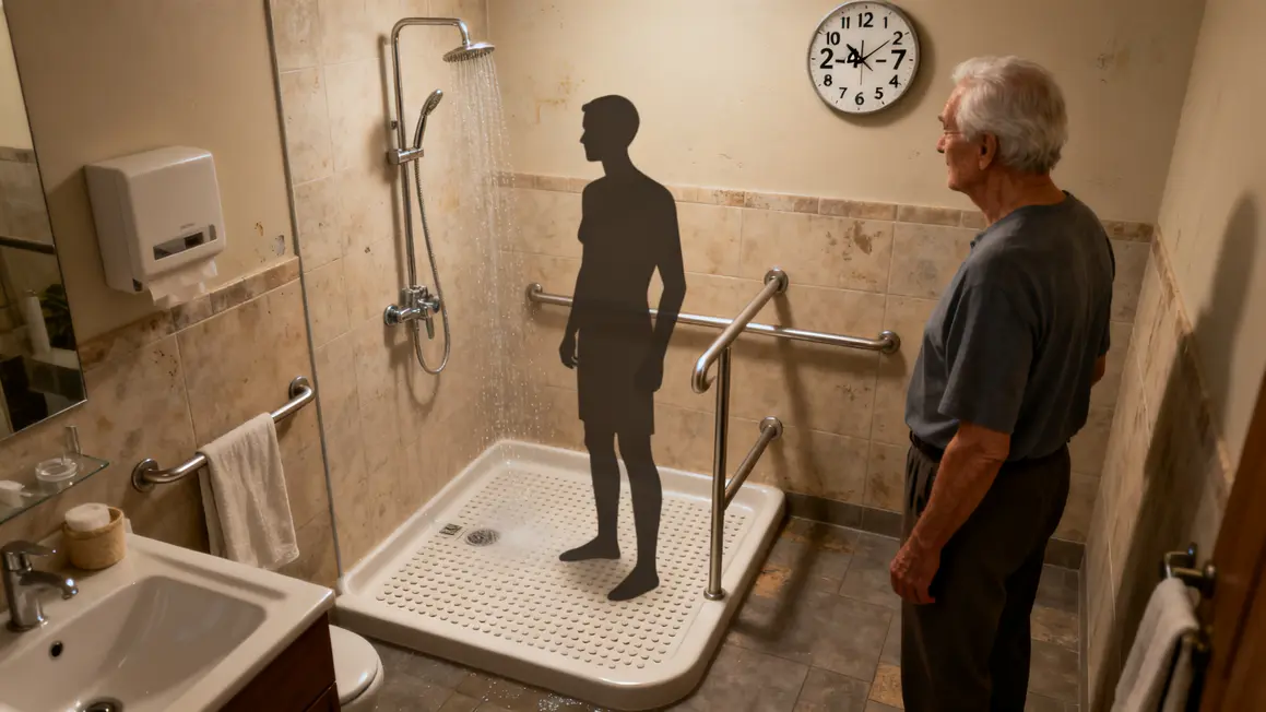 Salle de bain adaptee securisee senior