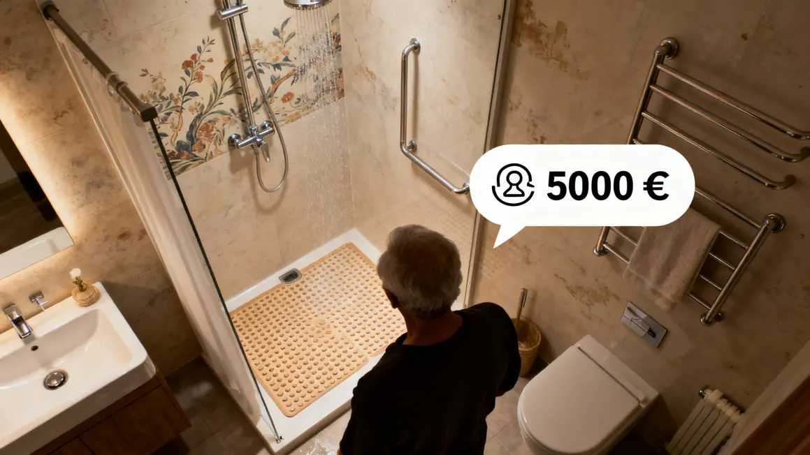 Salle de bain adaptée senior, sécurité, coût adaptation logement