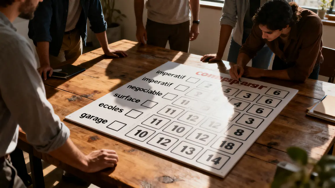 tableau comparatif logement criteres imperatif negociable