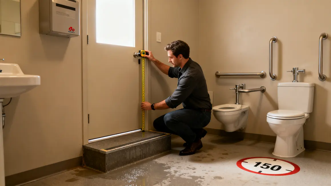 travaux accessibilite diagnostic obstacles mesure porte sanitaires