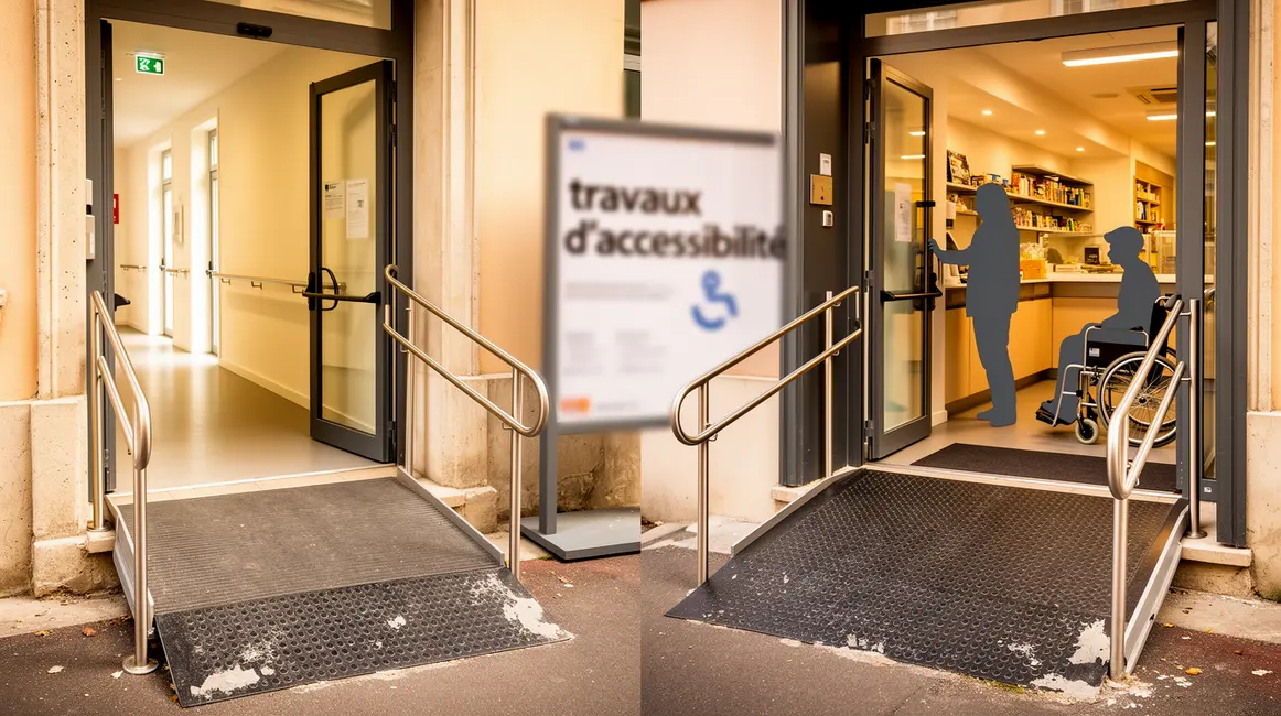 Logement et commerce accessibles sécurisés