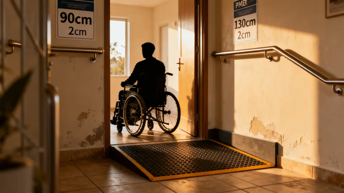 Logement accessible avec normes PMR travaux accessibilité petit budget