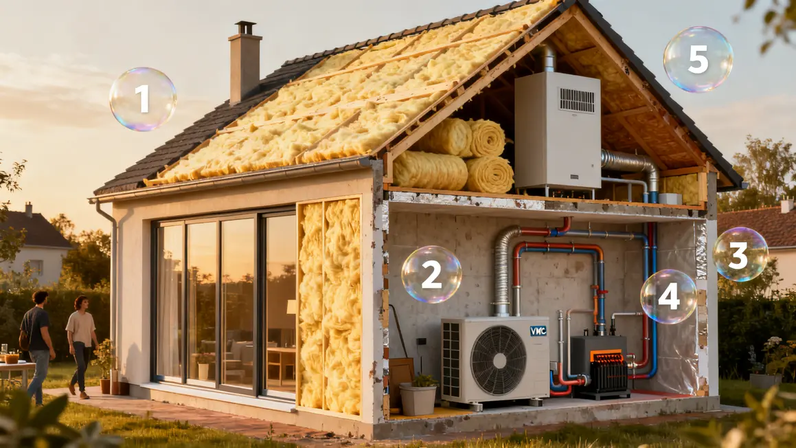 Travaux rénovation passoire thermique isolation vitrage chauffage