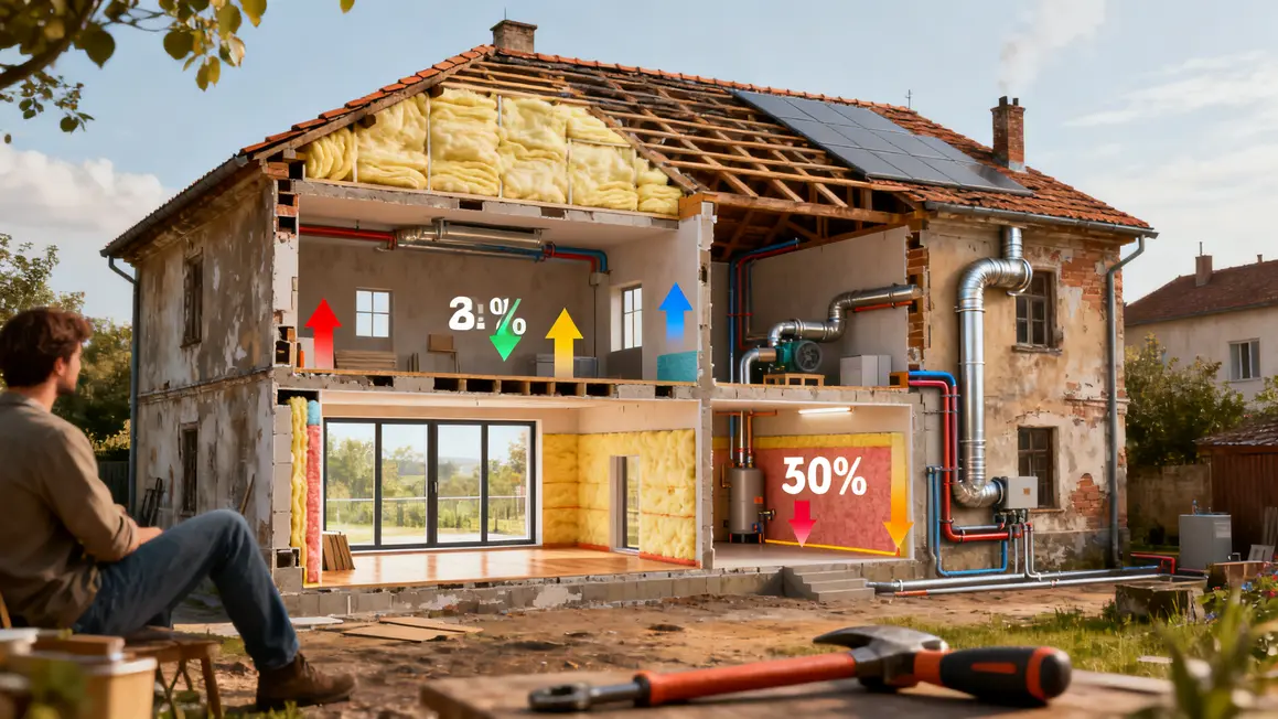Plan rénovation énergétique passoire thermique
