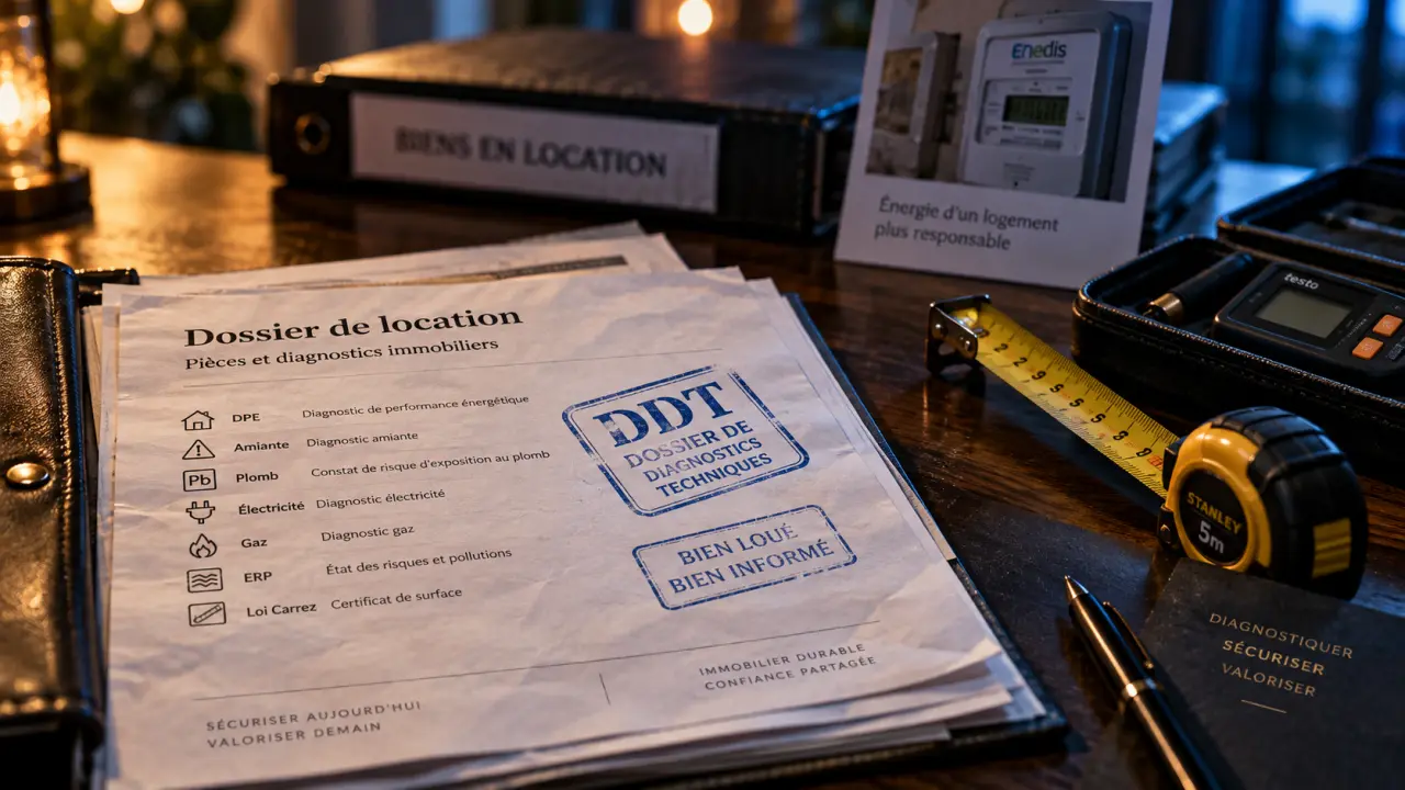 Diagnostic location immobilier : dossiers et tests obligatoires bailleur