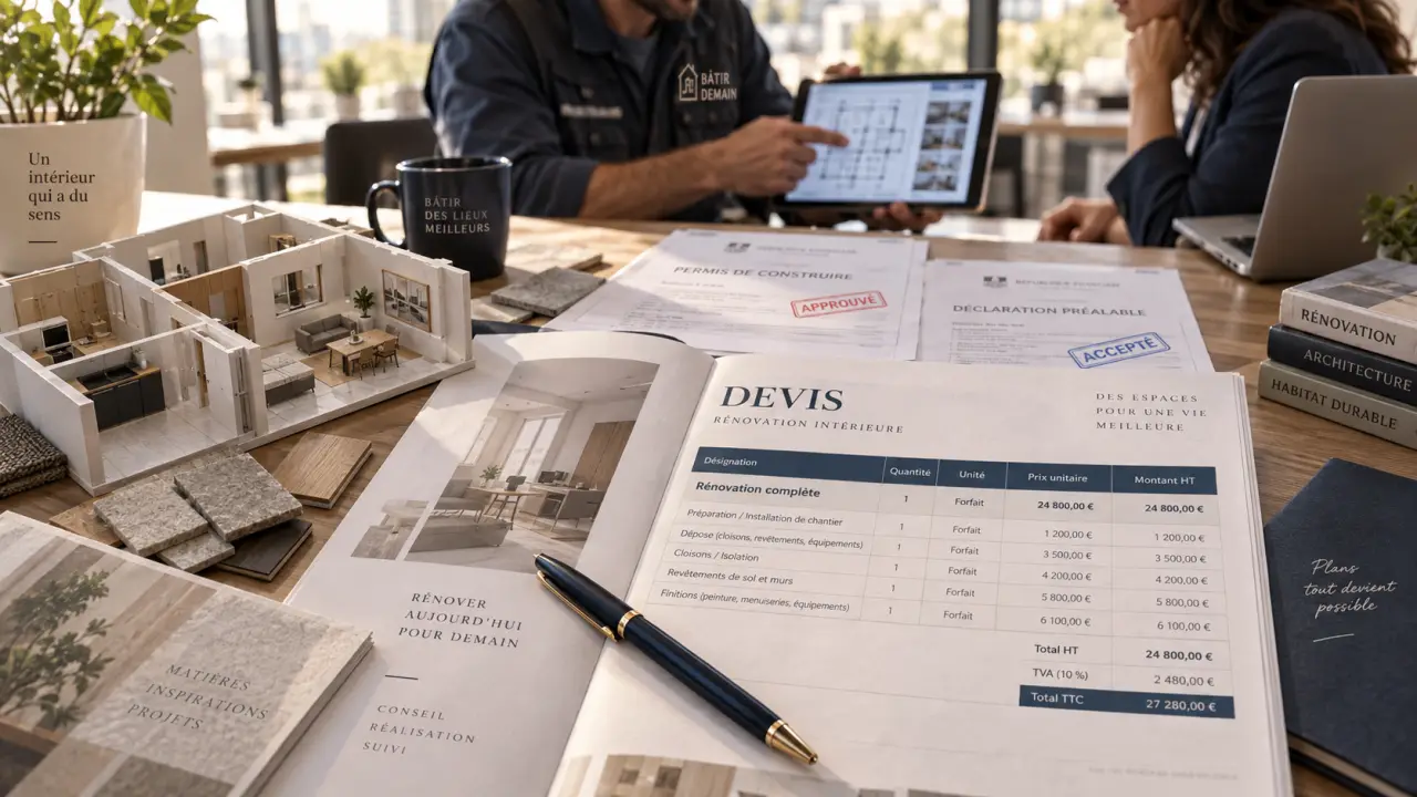 Entreprise renovation : devis incomplet sur chantier, risque de dérapage