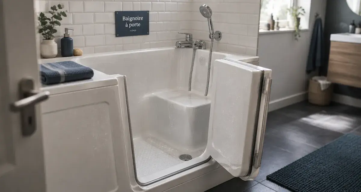 Baignoire à porte : inconvénients, sécurité, coût